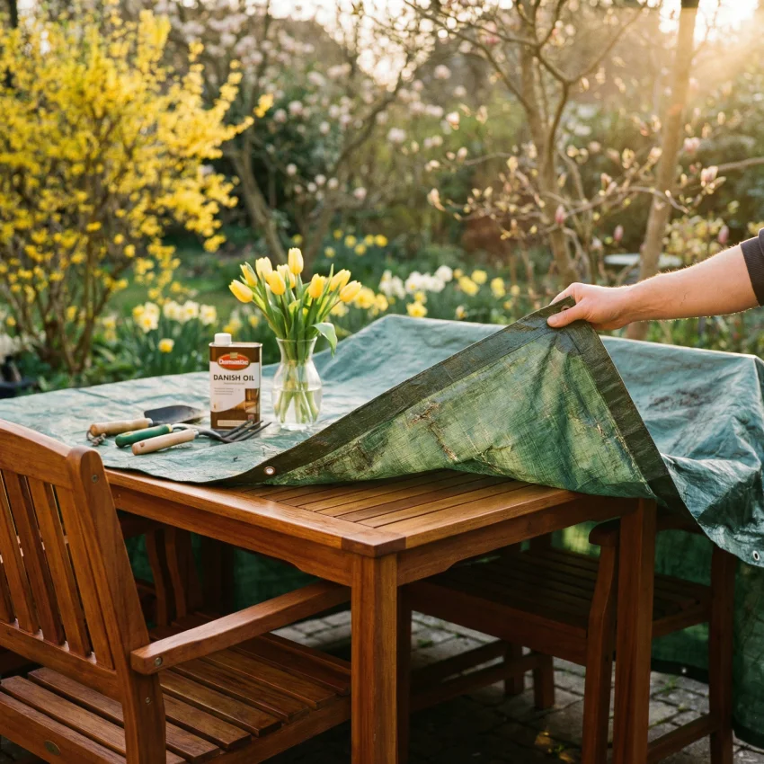 záhradný nábytok po zime