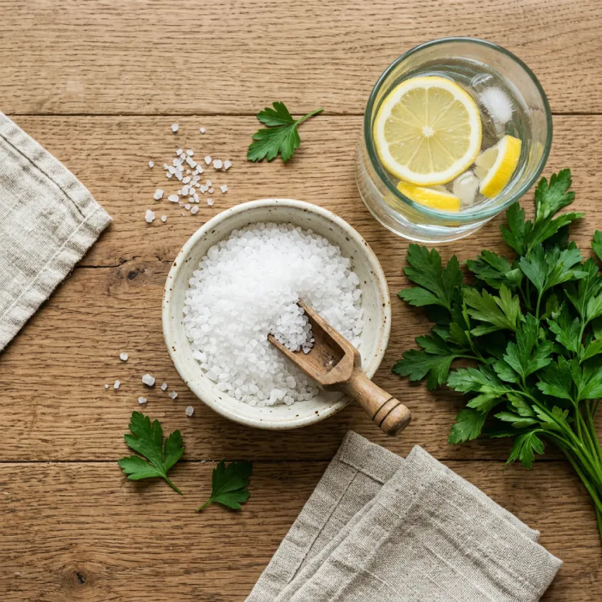 Detail na domácu liečbu (Epsomská soľ)