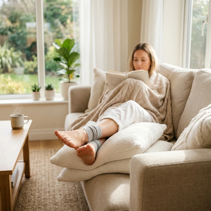 Jemná masáž pre úľavu