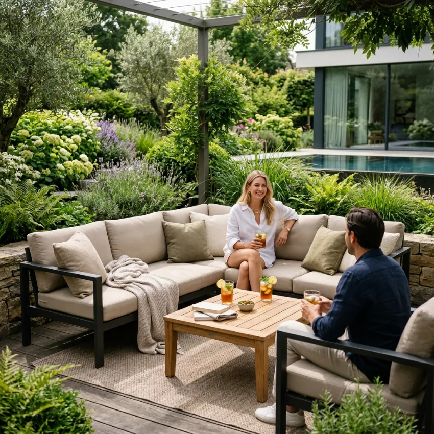 Dokonalá jarná pohoda na terase