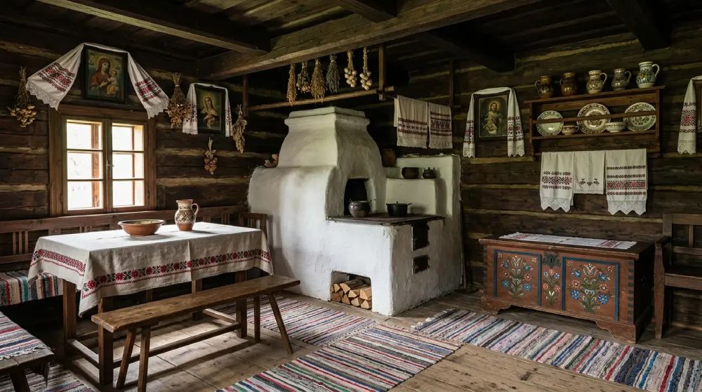 interiér skanzenu
